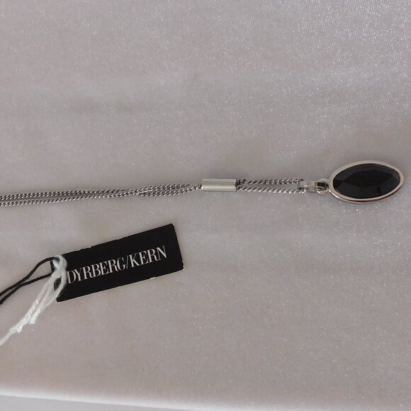 Ladies Dyrberg/Kern Black Onyx Necklace - SIF - SS Black - Picture 3 of 4